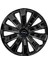 Opel Corsa E 16 Inç Uyumlu Jant Kapağı Amblemli Piano Black 4 Adet 1 Takım 213 2