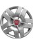Fiat Palio 13 Inç Jant Kapağı Amblemli Gri 4'lü Set 102 2