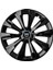 Dacia Duster 16 Inç Uyumlu Jant Kapağı Amblemli Piano Black 4 Adet 1 Takım 214 2