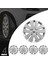 Renault Clio 1 13 Inç Jant Kapağı Amblemli Gri 4'lü Set 104 3