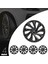 Citroen C Elysee 15 Inç Uyumlu Jant Kapağı Amblemli Piano Black 4 Adet 1 Takım 217 3