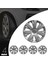 Volkswagen Golf 15 Inç Jant Kapağı Amblemli Gri 4'lü Set 114 3