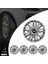 Chevrolet Rezzo Sw 14 Inç Jant Kapağı Amblemli Gri 4'lü Set 123 3