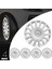 Opel Corsa C 14 Inç Jant Kapağı Amblemli Gri 4'lü Set 144 3