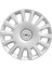 Opel Corsa D 14 Inç Jant Kapağı Amblemli Gri 4'lü Set 144 2
