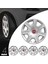 Fiat Bravo 15 Inç Jant Kapağı Amblemli Gri 4'lü Set 142 3