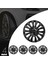 Opel Astra J 15 Inç Jant Kapağı Amblemli Piano Black 4'lü Set 206 3