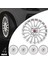 Fiat Linea 15 Inç Jant Kapağı Amblemli Gri 4'lü Set 148 3