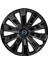 Nissan Almera 16 Inç Jant Kapağı Amblemli Piano Black 4'lü Set 213 2