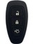 Ford Focus Anahtarsız Çalışma Silikon Anahtar Kılıfı ( Siyah ) 1