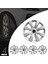 Renault Clio 15 Inç Jant Kapağı Amblemli Gri 4'lü Set 110 3