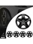 Dacia 16 Inç Uyumlu Jant Kapağı Amblemli Piano Black 4'lü Takım 203 3
