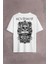 Ben Sahar Behemoth Metal Rock Kuru Kafa Skull Sırt Ön Baskılı Oversize Tişört T-Shirt 2
