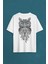 Owl Baykuş Design Desen Tasarım Yavru Minik Kuş Sırt Ön Baskılı Oversize Tişört T-Shirt 2