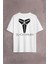 Kobe Bryant Black Mamba Logo Nba Basketball Sırt Ön Baskılı Oversize Tişört T-Shirt 2