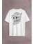 Skull Korsan Kuru Kafa Rock Zafer Işareti Metallica Sırt Ön Baskılı Oversize Tişört T-Shirt 2