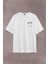 Kalp ve Beyin Aşk Akıl Mantık El Ele Duygusal Zeka Sırt Ön Baskılı Oversize Tişört T-Shirt 2