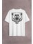 Angry Bear Head Kızgın Ayı Kafa Sırt Ön Baskılı Oversize Tişört T-Shirt 2