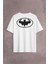 Batman Logo Gym Fitness Bodybuilding Sırt Ön Baskılı Oversize Tişört T-Shirt 2