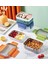 Bento 1200ML Çok Renkli Lunchbox Yeni Koleksiyon 2 Katlı Çelik Sefer Tası Yemek Kutusu 4