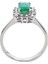 Pırlanta ve Zümrüt Taşlı Anturaj Yüzük 0417R0018 3