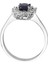 Pırlanta ve Oval Safir Taşlı Anturaj Yüzük 0417R0019 3