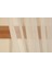 Çizgili Şantuklu Keten Tül Bej Rengi 1-2 Seyrek Pile 150X260 3