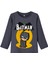 Name İt Bisiklet Yaka Baskılı Antrasit Erkek Çocuk Sweatshirt 13221192 1
