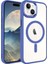 Apple iPhone 15 Plus Kılıf Kamera Çıkıntılı Şarj Destekli Renkli Hassas Butonlu Kapak (Krom-Mag) 2