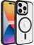 Apple iPhone 15 Pro Max Kılıf Kamera Çıkıntılı Şarj Destekli Renkli Hassas Butonlu Kapak (Krom-Mag) 2