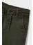 Erkek Çocuk Paçası Lastikli Denim Pantolon 4526 Haki 3
