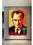 Atatürk Mustafa Kemal Kanvas Tablo Okullara Işyerlerine Uygun (8 Farklı Ölçü) 5
