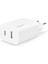 Smartcharger Duo Usb-C+Usb-A 2.4A Seyahat Şarj Aleti Beyaz 1