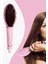 Aktif Market Elektrikli Saç Düzleştirici Tarak Fast Hair Straightener Pratik Pembe Saç Kurutma Tarağı 2