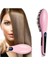 Profesyonel Elektrikli Saç Düzleştirici Tarak Fast Hair Straightenerr Pembe Tarak 3
