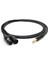 6.35 mm Trs Erkek To 3-Pin Xlr Dişi + Erkek Ses Kablosu - 1.5 Metre 1