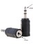 3.5mm Erkek To 2.5mm Dişi Stereo Mic Ses Kulaklık Jak Adaptörü Dönüştürücü 1