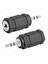 3.5mm Erkek To 2.5mm Dişi Stereo Mic Ses Kulaklık Jak Adaptörü Dönüştürücü 4