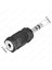 3.5mm Erkek To 2.5mm Dişi Stereo Mic Ses Kulaklık Jak Adaptörü Dönüştürücü 5