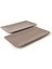 Mat Açık Taupe Siera Kayık Tabak 33 cm 2 Adet 958 2