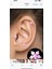 By Dilek Çetin Acessorry Cerrahi Çelik Kıkırdak Helix Tragus PIERCING(4ADET) 4