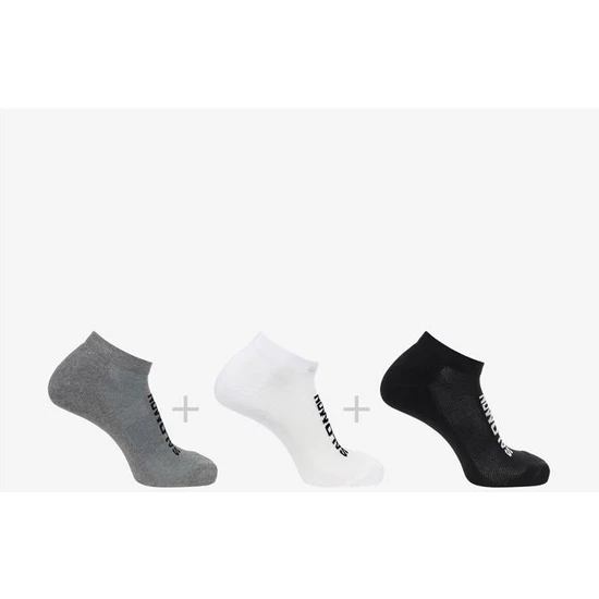 Salomon Everyday Low 3-Pack Siyah Unisex Çorap
