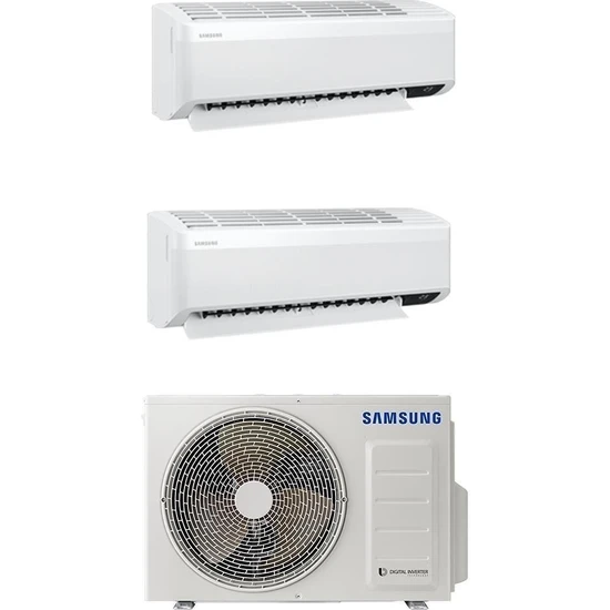 Samsung Wind Free Multi 1+2 Sistem (AJ050TXJ2KH/EA) 7+12 Btu Iç 5,2 Kw Dış Ünite