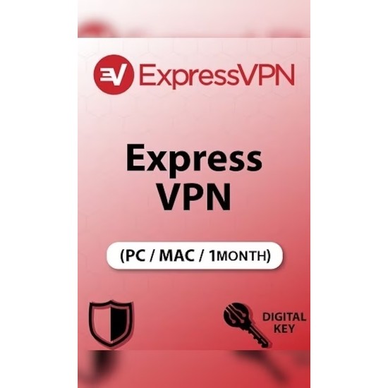 Express VPN 1 Ay Abonelik Kodu (Windows/MAC) Fiyatı