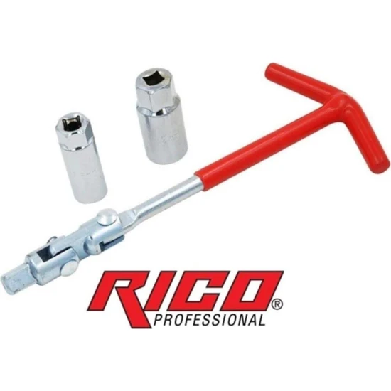 Rico 007-RC5222 Mafsallı Buji Anahtarı 16MM ve 21MM N11.3460