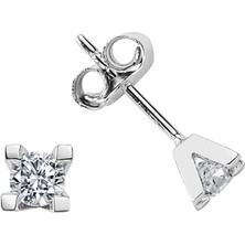 Sirius Pırlanta G Renk 0,41 Karat Pırlanta Tektaş Küpe 0424E0005