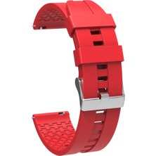 Kny Samsung Galaxy Watch 6 Classic (20 Mm) Için Standart Model Klasik Renkli Silikon Kordon-Kayış