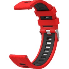 Kny Samsung Galaxy Watch 6 (20 Mm) Için 2 Renkli Kademeli Silikon Kordon-Kayış Krd-55