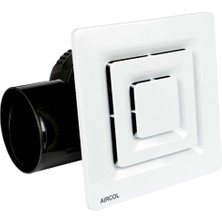 Aircol Summer Tavan Tipi 23W Aspiratör Kolay Montaj ve Yüksek Performans ile 100m3/h Debi