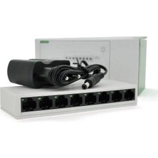 Apera Nr4 8 Port Switch RJ45 100MBPS Ethernet Internet Dağıtıcı Ağ Hub Ev Ofis Için